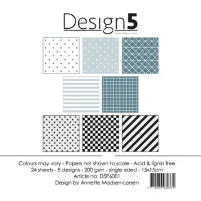 Design5 Paperpad 15x15cm - Night Sky - DSP6001