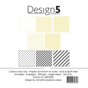 Design5 Paperpad 15x15cm - Star Dust - DSP6003