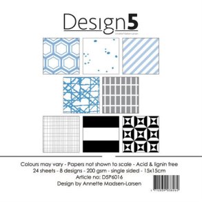 Design5 Paperpad 15x15cm - Space Blue Sky DP6016