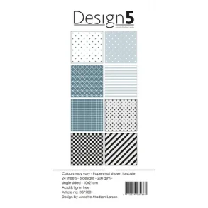 Design5 Paperpad 10x21cm - Night Sky - DSP7001
