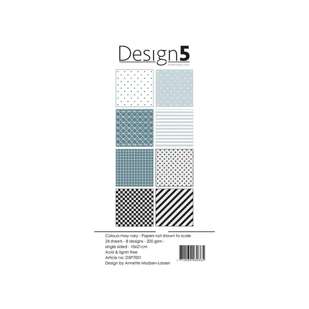 Design5 Paperpad 10x21cm - Night Sky - DSP7001