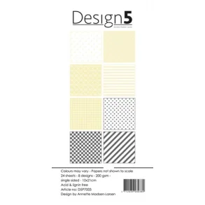 Design5 Paperpad 10x21cm - Star Dust - DSP7003