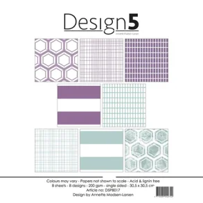 Design5 Paperpad 30,5x30,5 - Purple Sky D5P8017
