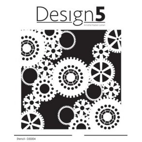Design5 Stencil - Gears -  D5S004
