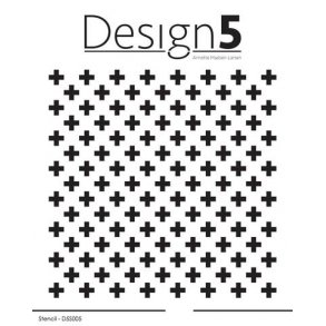 Design5 Stencil - +++++ -  D5S005