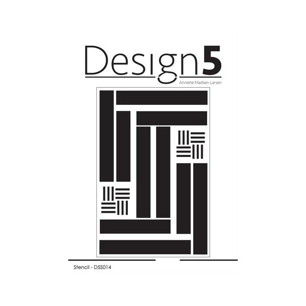 Design5 Stencil - Boxes-  D5S014