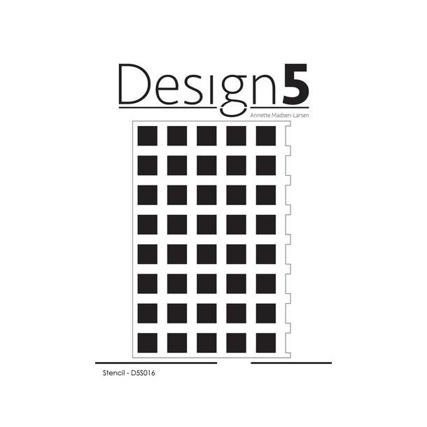 Design5 Stencil - Squares -  D5S016