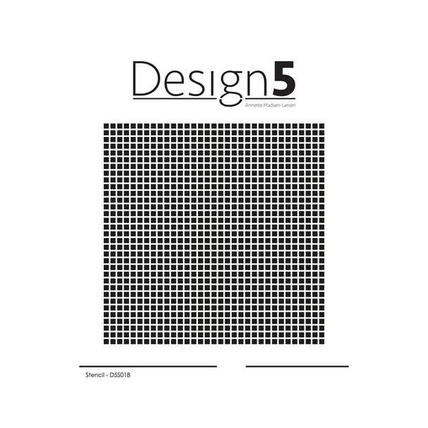 Design5 Stencil - Small squares -  D5S018