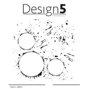 Design5 Stencil - Splats -  D5S019