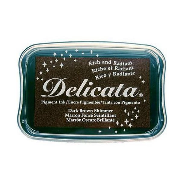 Delicata inkpad Dark brown shimmer  - 354