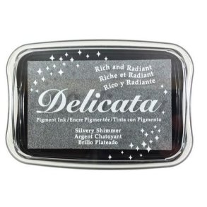 Delicata inkpad Metallic Silvery Shimmer - 192