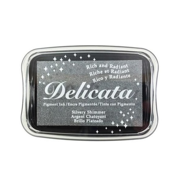 Delicata inkpad Metallic Silvery Shimmer - 192