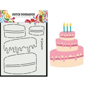 Dutch Doobadoo Card Art Built up Cake  470.784.129 A5