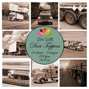 Dixi Craft Toppers 9x9cm 24 ark ET0334