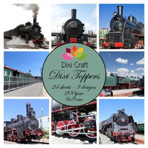 Dixi Craft Toppers 9x9cm 24 ark ET0335