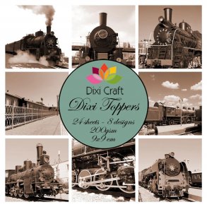 Dixi Craft Toppers 9x9cm 24 ark ET0336