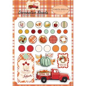 Carta Bella Fall Break Decorative Brads (CBFA88020)