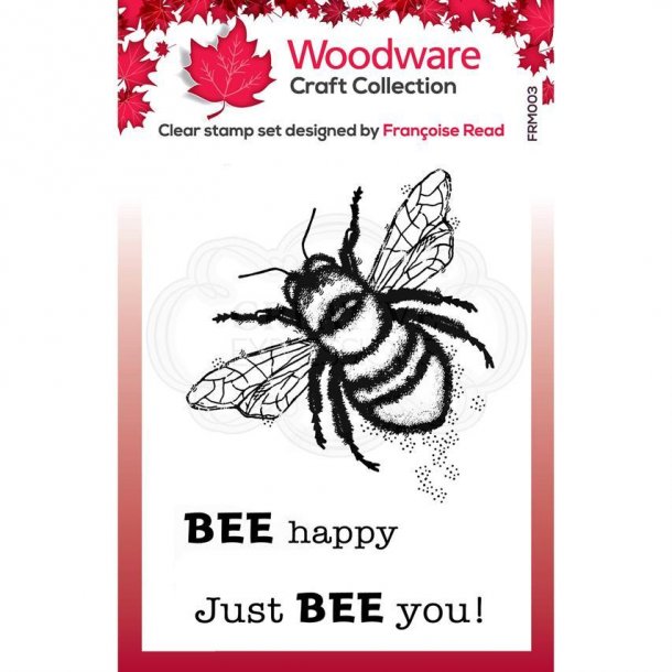 Woodware Clearstamp - FRM003 - Little bee