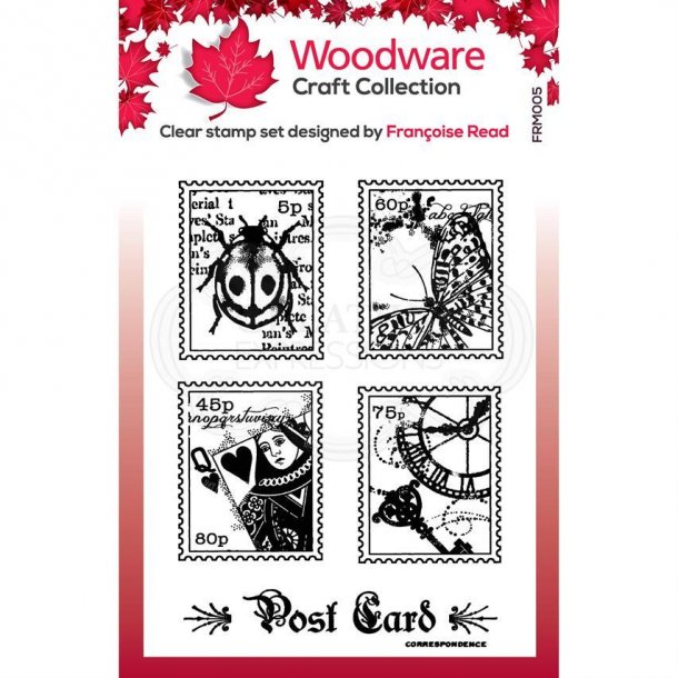 Woodware Clearstamp - FRM005 - Mini Postage