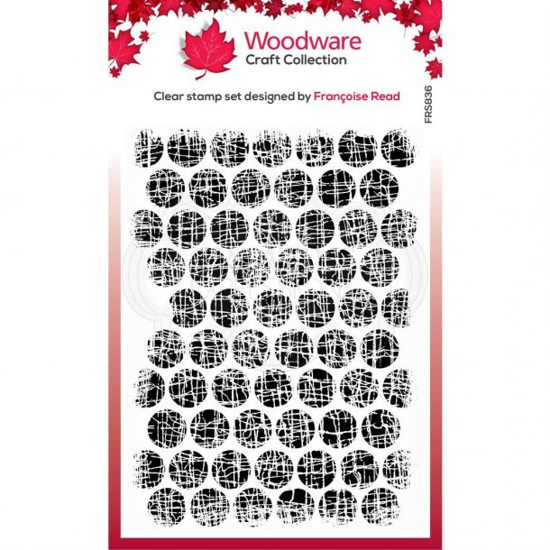 Woodware Clearstamp - FRS836 - Textured Bubbles