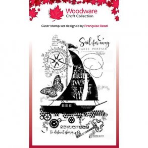 Woodware Clearstamp - FRS837 - Sail Away