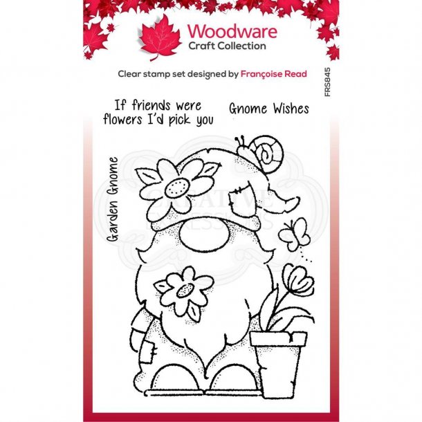 Woodware Clearstamp - FRS845 - Garden Gnome