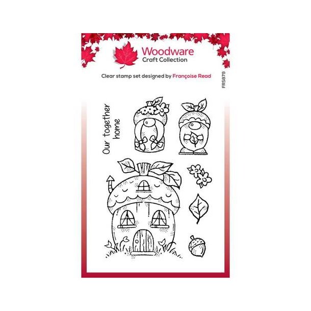 Woodware Clearstamp - FRS879 - Acorn Gnome 