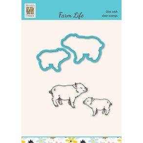 Nellie's - Dies & Clearstamp 