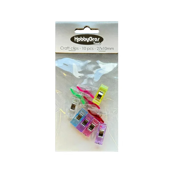 HobbyGros Tools "Craft Clips - 10 pcs" HGT016