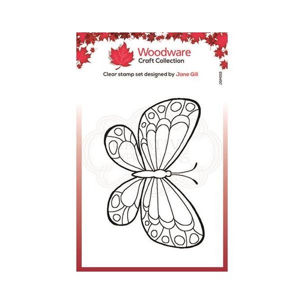 Woodware Clearstamp - JGM013 - Mini Wings - Marbled White