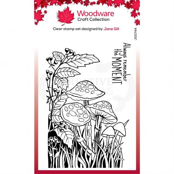 Woodware Clearstamp - JGS744 - Toadstools