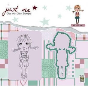 Nellie's Dies & Clearstamp - JMSD002 - Back to school