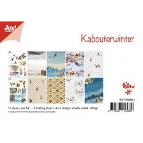 Joy Papirsblok A4 - 8 Ark dobbeltsidet + 2 klippeark ark - 6011/0603