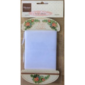 Marianne Design B�nd - JU0924 - Tule Ribbon - White