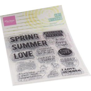 Marianne D Clear Stamps Art stamps - Summertime (ENG) MM1639 95x160mm