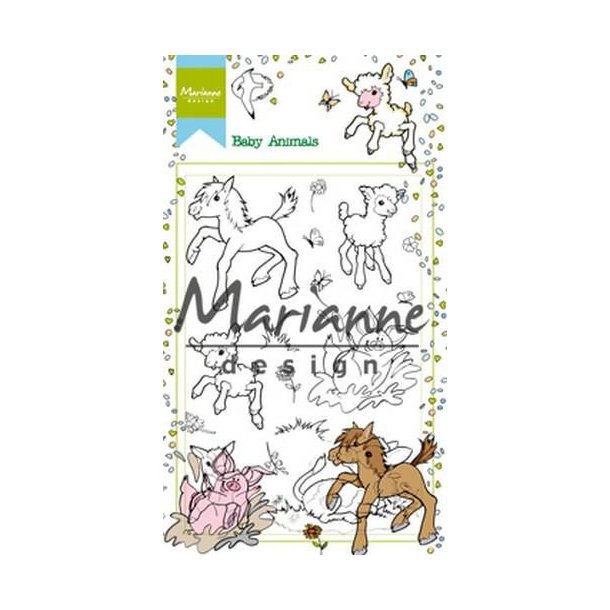 Marianne D Clear Stamps Hettys Baby Animals HT1630