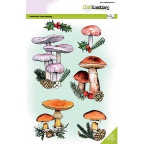 Clearstamps A5 - 3010 - Mushrooms Christmas