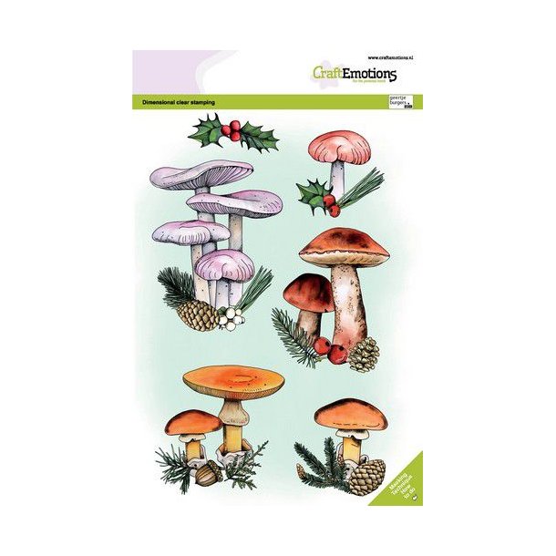 Clearstamps A5 - 3010 - Mushrooms Christmas