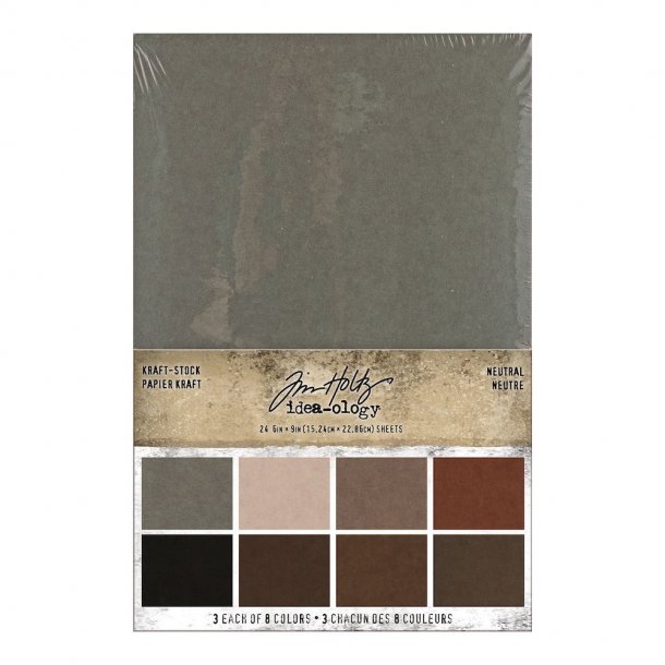 Idea-ology Tim Holtz Kraft-Stock Stack Neutral (TH94111)