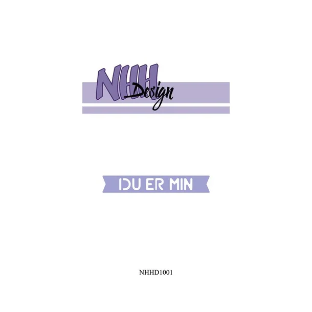 NHH Design Dies - NHHD1001 - Du er min 