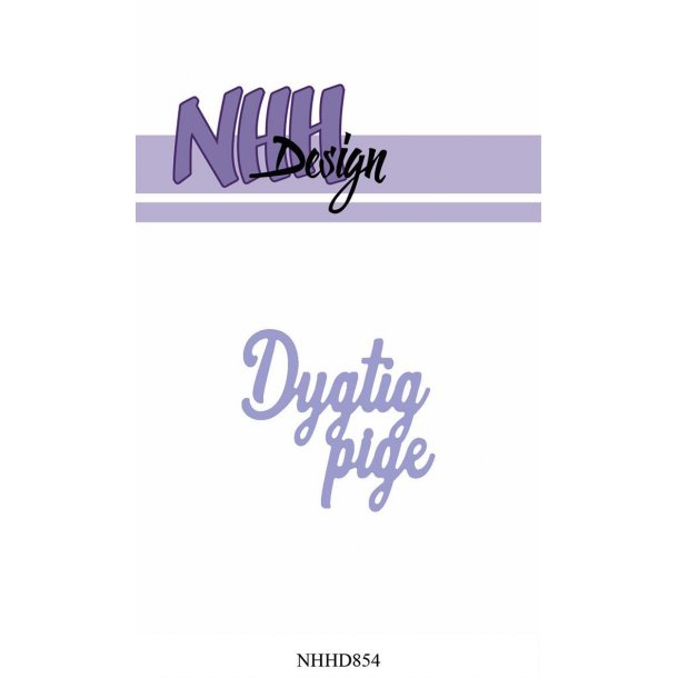 NHH Design Dies - NHHD854 - Dygtig pige
