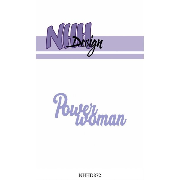 NHH Design Dies - NHHD872 - Power woman