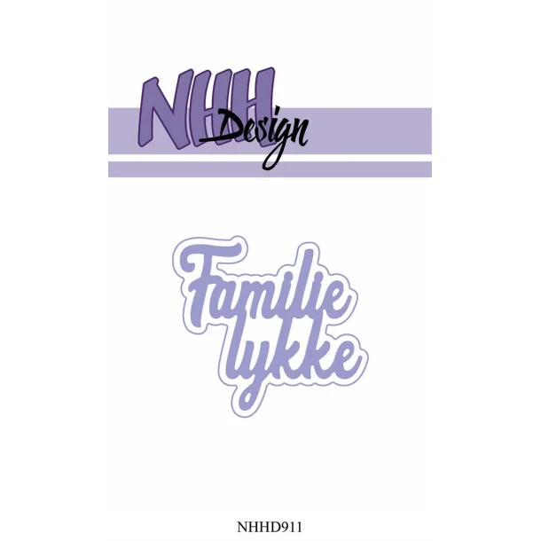 NHH Design Dies - NHHD911 - Familie lykke