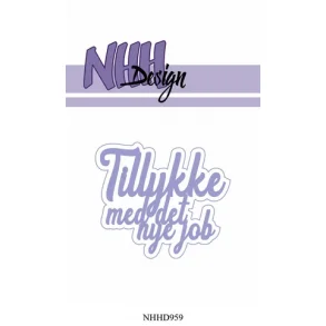 NHH Design Dies - NHHD959 - Tillykke med det nye job