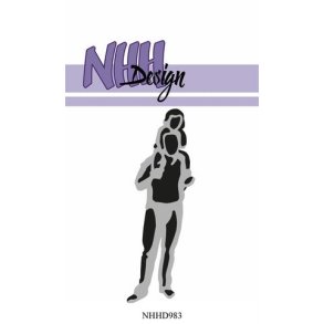 NHH Design Dies - NHHD983 - Layered Dies - Man with child