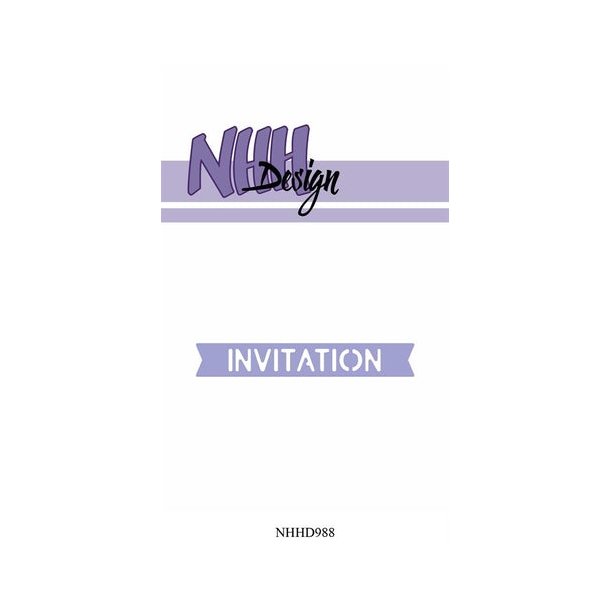 NHH Design Dies - NHHD988 - Invitation