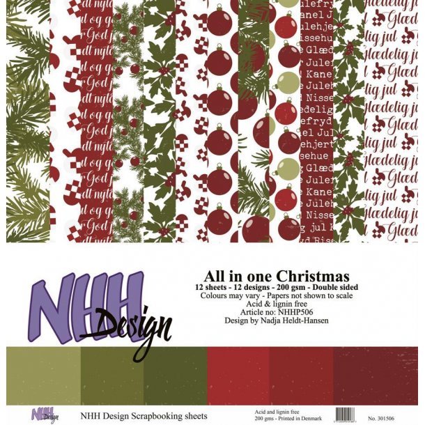 NHH Paperpad 30,5x30,5cm - NHHP506 - All in one Christmas