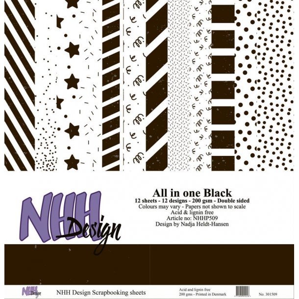 NHH Paperpad 30,5x30,5cm - NHHP509 - All in one Black