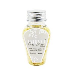 Nuvo Pure Sheen Sequins - Cannoli Cream 50ml 1149N