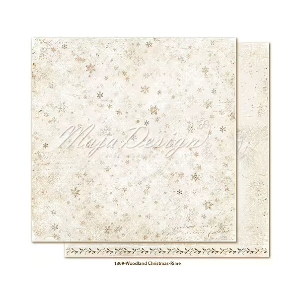 Maja Design Scrapbooking Ark - 1309 - Woodland Christmas - Rime